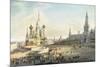 The Red Square, Moscow-Johann Ludwig Bleuler-Mounted Giclee Print