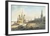 The Red Square, Moscow-Johann Ludwig Bleuler-Framed Giclee Print