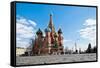 The Red Square-null-Framed Stretched Canvas