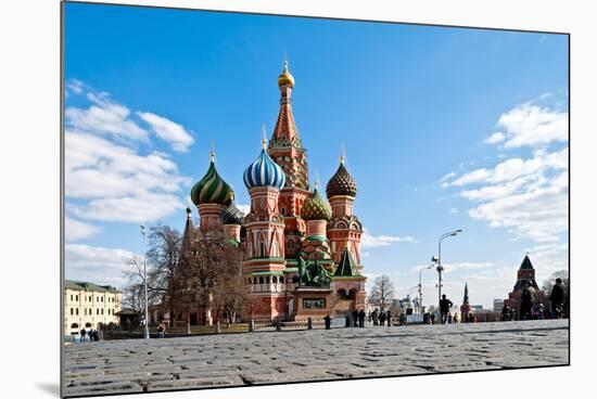 The Red Square-null-Mounted Art Print
