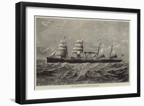 The Red Star Line Steam-Ship Westernland-null-Framed Giclee Print