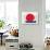 The Red Sun-Joan Miro-Art Print displayed on a wall