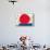 The Red Sun-Joan Miro-Mounted Art Print displayed on a wall