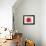 The Red Sun-Joan Miro-Framed Art Print displayed on a wall