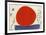 The Red Sun-Joan Miro-Framed Art Print