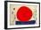 The Red Sun-Joan Miro-Framed Art Print