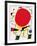 The Red Sun-Joan Miro-Framed Art Print