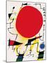 The Red Sun-Joan Miro-Mounted Art Print