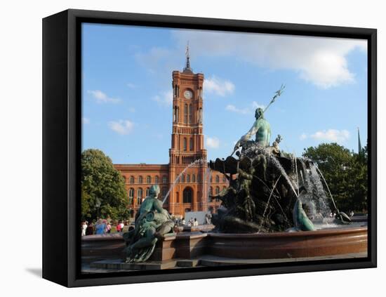 The Red Town Hall (Rotes Rathaus), Berlin, Germany-null-Framed Stretched Canvas