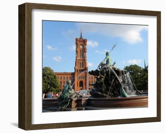 The Red Town Hall (Rotes Rathaus), Berlin, Germany-null-Framed Photographic Print