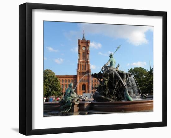 The Red Town Hall (Rotes Rathaus), Berlin, Germany-null-Framed Photographic Print