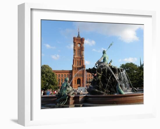 The Red Town Hall (Rotes Rathaus), Berlin, Germany-null-Framed Photographic Print