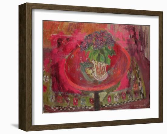 The Red Tray (Oil on Board)-Anne Redpath-Framed Giclee Print