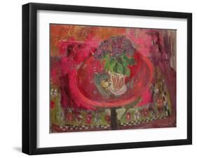 The Red Tray (Oil on Board)-Anne Redpath-Framed Giclee Print