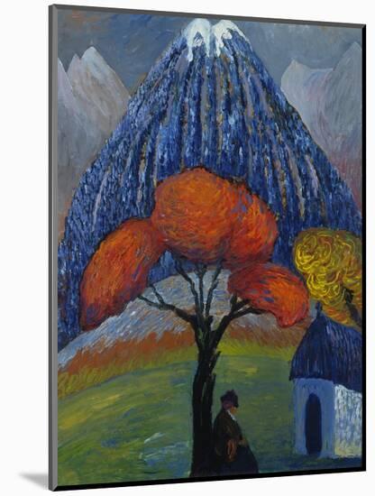 The Red Tree, 1910-Marianne von Werefkin-Mounted Giclee Print