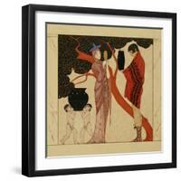 The Red Tree-Georges Barbier-Framed Giclee Print