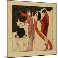 The Red Tree-Georges Barbier-Mounted Giclee Print