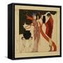 The Red Tree-Georges Barbier-Framed Stretched Canvas