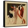 The Red Tree-Georges Barbier-Framed Stretched Canvas