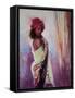 The Red Turban, 2015-Colin Bootman-Framed Stretched Canvas