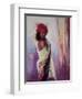 The Red Turban, 2015-Colin Bootman-Framed Giclee Print