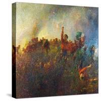 The Red Vanguard of Argonne-Plinio Nomellini-Stretched Canvas