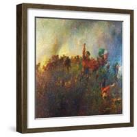 The Red Vanguard of Argonne-Plinio Nomellini-Framed Giclee Print