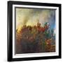 The Red Vanguard of Argonne-Plinio Nomellini-Framed Giclee Print