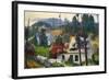 The Red Vine, Mantinicus Island, Maine-George Bellows-Framed Art Print