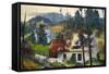 The Red Vine, Mantinicus Island, Maine-George Bellows-Framed Stretched Canvas