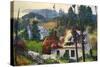 The Red Vine, Mantinicus Island, Maine-George Bellows-Stretched Canvas