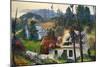 The Red Vine, Mantinicus Island, Maine-George Bellows-Mounted Art Print