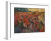 The red Vineyard at Arles,1888. Canvas,73 x 91 cm.-Vincent van Gogh-Framed Premium Giclee Print