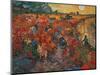The red Vineyard at Arles,1888. Canvas,73 x 91 cm.-Vincent van Gogh-Mounted Premium Giclee Print