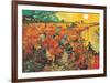 The Red Vineyard at Arles, c.1888-Vincent van Gogh-Framed Art Print