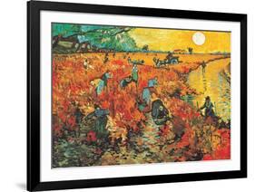 The Red Vineyard at Arles, c.1888-Vincent van Gogh-Framed Art Print