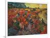 The Red Vineyard at Arles, c.1888-Vincent van Gogh-Framed Giclee Print