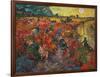 The Red Vineyard at Arles, c.1888-Vincent van Gogh-Framed Giclee Print