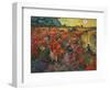 The Red Vineyard at Arles, c.1888-Vincent van Gogh-Framed Giclee Print