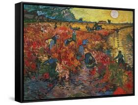 The Red Vineyard at Arles, c.1888-Vincent van Gogh-Framed Stretched Canvas