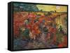 The Red Vineyard at Arles, c.1888-Vincent van Gogh-Framed Stretched Canvas