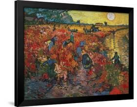 The Red Vineyard at Arles, c.1888-Vincent van Gogh-Framed Giclee Print