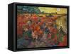 The Red Vineyard at Arles, c.1888-Vincent van Gogh-Framed Stretched Canvas