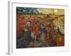 The Red Vineyard in Arles, 1888-Vincent van Gogh-Framed Giclee Print