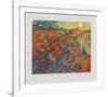 The Red Vineyards-Vincent van Gogh-Framed Collectable Print