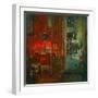 The Red Wallpaper (Oil on Canvas)-Susan Ryder-Framed Giclee Print