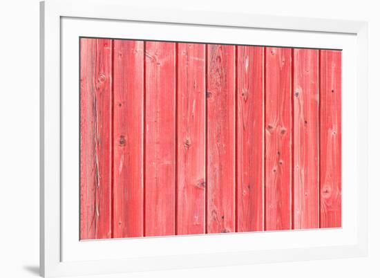 The Red Wood Texture with Natural Patterns-Madredus-Framed Photographic Print