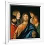 The Redeemer Giving His Blessing Among Four Apostlews-Vittore Carpaccio-Framed Giclee Print