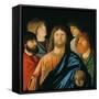 The Redeemer Giving His Blessing Among Four Apostlews-Vittore Carpaccio-Framed Stretched Canvas