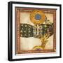 The Redeemer. Miniature from Liber Scivias by Hildegard of Bingen, C.1175 (W/C on Parchment)-German School-Framed Giclee Print